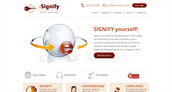 Desktop Screenshot of isignify.net